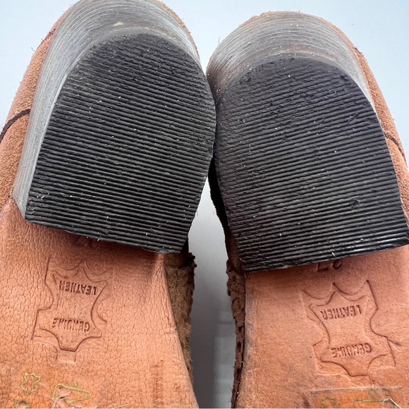 Free People Venture Ankle Boot Suede Tan Bootie Size 37 - Picture 10 of 13